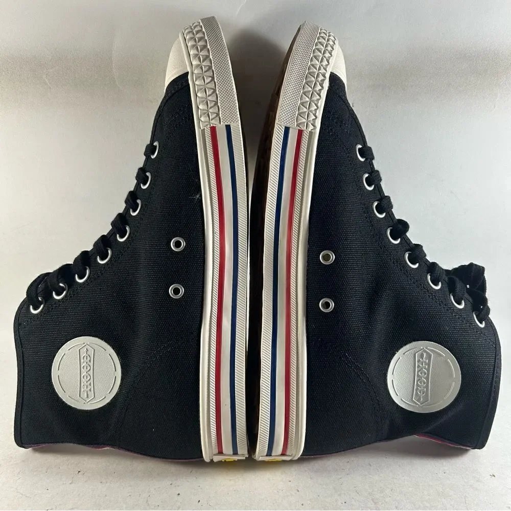NEW Hood Rocket 66 HC Shoes Lace Up Sneakers Black Size Womens 9 Mens 7